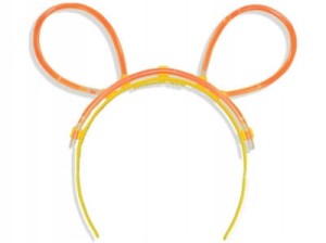 Uszy świecące neonowe