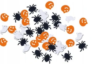 Konfetti Halloween mix duszki dynie pająki 10g.
