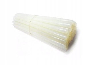 Klej do pistoletu na gorąco biały wkłady 8mm 10szt