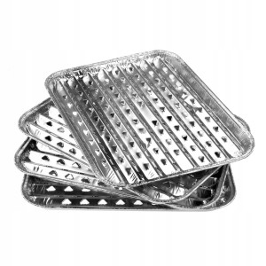 Tacki aluminiowe do grilla  4szt.