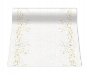 Bieżnik ślubny biały, 24 m.