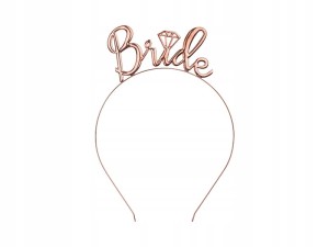 Opaska Bride różowe złoto