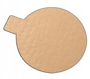 Mini podkłady bankietówki złote