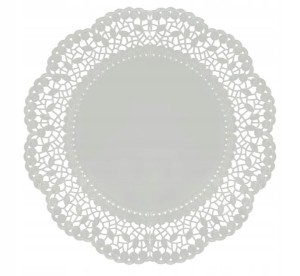 Białe serwetki dekoracyjne 12szt