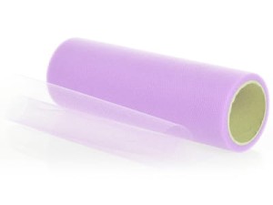 Tiul dekoracyjny lawendowy ozdobny