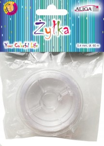 Żyłka transparentna 0,4 mm 60 m przezroczysta