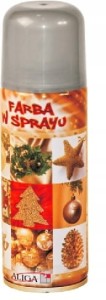 Farba w sprayu srebrna dekoracyjna 250ml