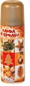 Farba w sprayu złota dekoracyjna spray 250ml