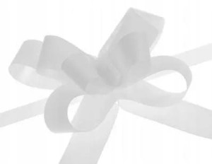 Kokarda ściągana wstążka  53cm 1szt.