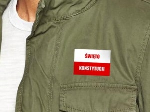 Naklejka Konstytucja Flaga Polski naklejki 12 szt.