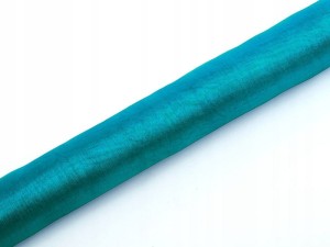 Organza gładka turkusowa  9 m