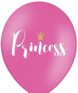Balony 30 cm, Princess, Pastel Hot Pink 6 szt.
