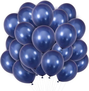 Balony pastelowe, matowe, granatowe, night blue, dark blue 20 szt.