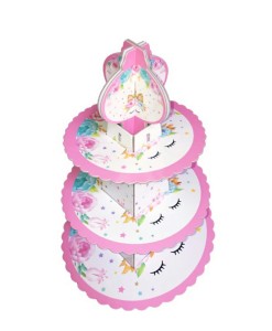 Stojak papierowy jednorożec