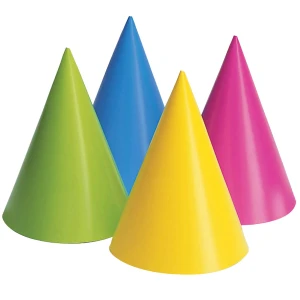 Czapeczki Neon party 5 szt.