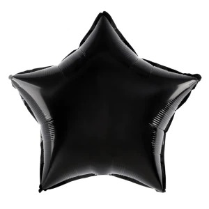 Balon foliowy Gwiazda czarny 18cali