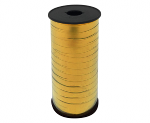 Wstążka plastikowa, złota, [5mm/91,44 m] 1szt.
