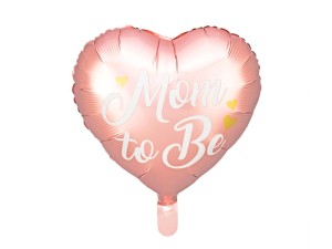 Balon foliowy Mom to Be, 35 cm różowy