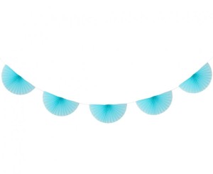 Girlanda PB&C WACHLARZE, błękitna - 300 cm