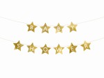 Baner Baby Shower, 290x16,5 cm, złoty