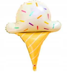 Balon foliowy Lód Rożek, ICE, 1 szt.