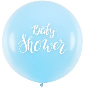 Balon błękitny Baby Shower 45 cm 1 szt.
