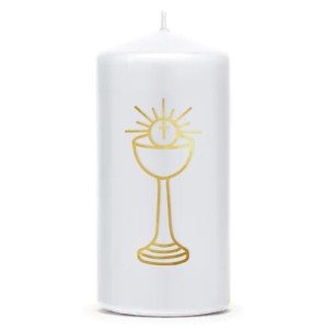 Świeca klubowa pieńkowa 10 cm Kielich 1 szt.