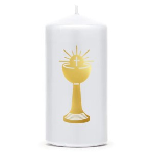 Świeca klubowa pieńkowa 10 cm Kielich 1 szt.