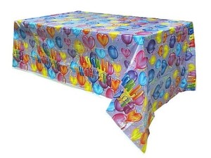 Obrus PE 140x180cm - Baloniki 1szt