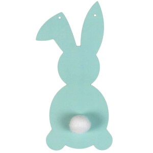 Króliczki z pomponikami - girlanda zrób to sam