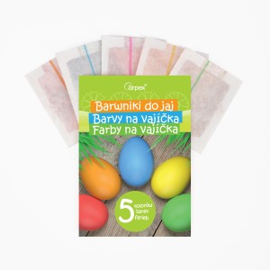 Barwniki do jaj 5 kolorów 1 op.