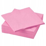 Serwetki trójwarstwowe, cukierkowy róż, różowe, 20szt.