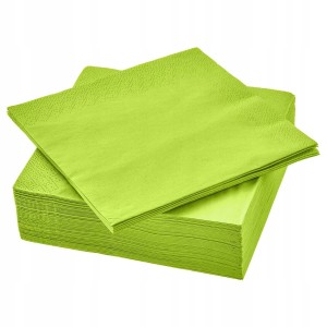 Serwetki trójwarstwowe, zielone, trawiaste, 20szt. 