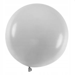 Balon kula szary 48 cm, 5 szt. 