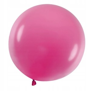 Balon kula ciemnoróżowy 48 cm, 5 szt.   