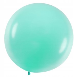 Balon kula turkusowo-zielony  48 cm, 5 szt. 