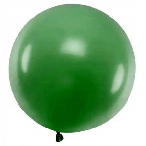 Balon kula ciemnozielona 48 cm, 5 szt. 