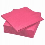 Serwetki trójwarstwowe, fuksja, 20szt. 