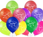 Balony mix pasowanie birety rozpoczęcie roku 10 szt.