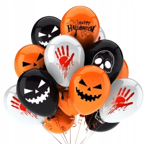 Balony halloween mix, 10 szt.