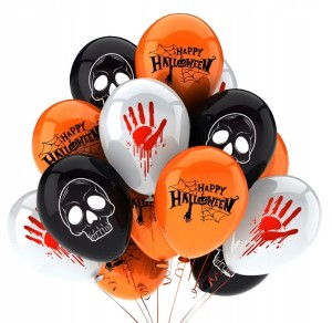 Balony halloween horror, 6 szt.