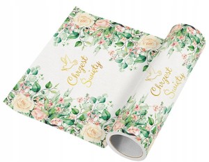 Bieżnik Chrzest Święty kwiaty 