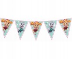 Baner flagietki urodzinowy Psi Patrol Skye&Everest