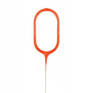 Zimne ognie sztuczne cyfra 0 kolor neon