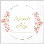 Serwetki  personalizowane  na Roczek Imię 