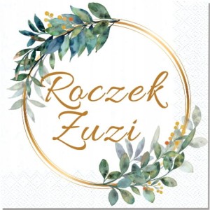 Serwetki  personalizowane  na Roczek Imię  