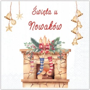 Serwetki świąteczne personalizowane 