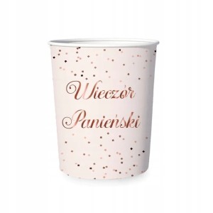 Kubeczki-papierowe-napis-Wieczor-Panienski-kubki-rozowe-220ml-6szt.jpg