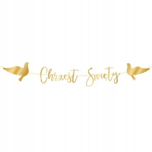 Baner na Chrzest Święty 150 cm.