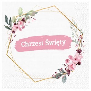 Serwetki  na Chrzest Święty